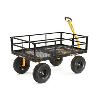 GORILLA CARTS 1400 lb. Super Heavy Duty Steel Utility Cart GOR1400-COM