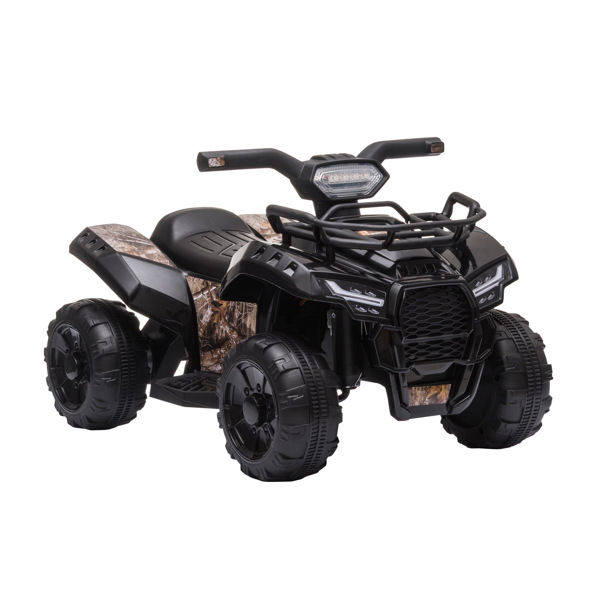 Aosom Kids Ride-on Four Wheeler ATV Car 6V Battery, Black