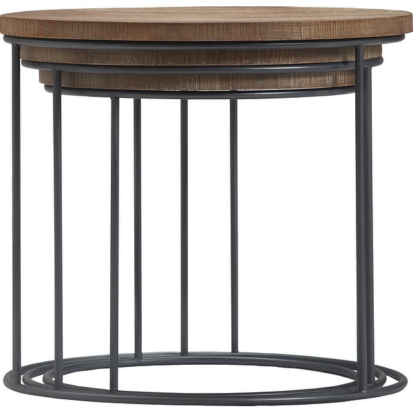 Tommy Hilfiger Berkshire Nesting Side Tables， Set of 3