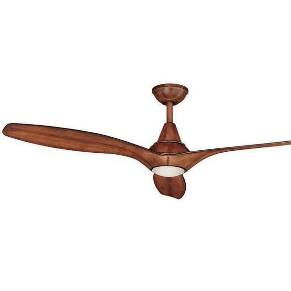 Home Decorators Collection Tidal Breeze 56 in. LED Indoor Distressed Koa Ceiling Fan with Light Kit and Remote Control 54662