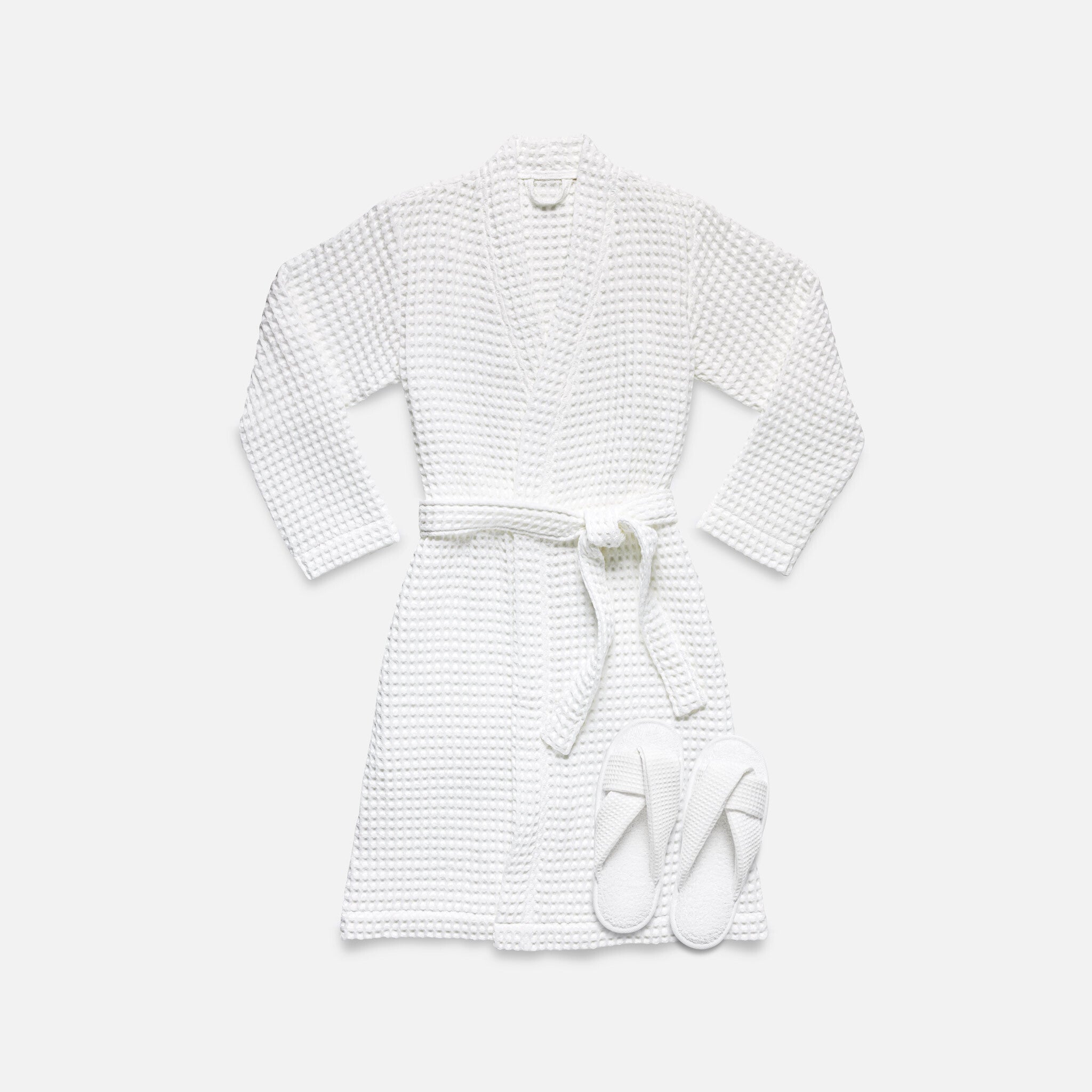 Dreamweave Waffle Robe and Slipper Bundle