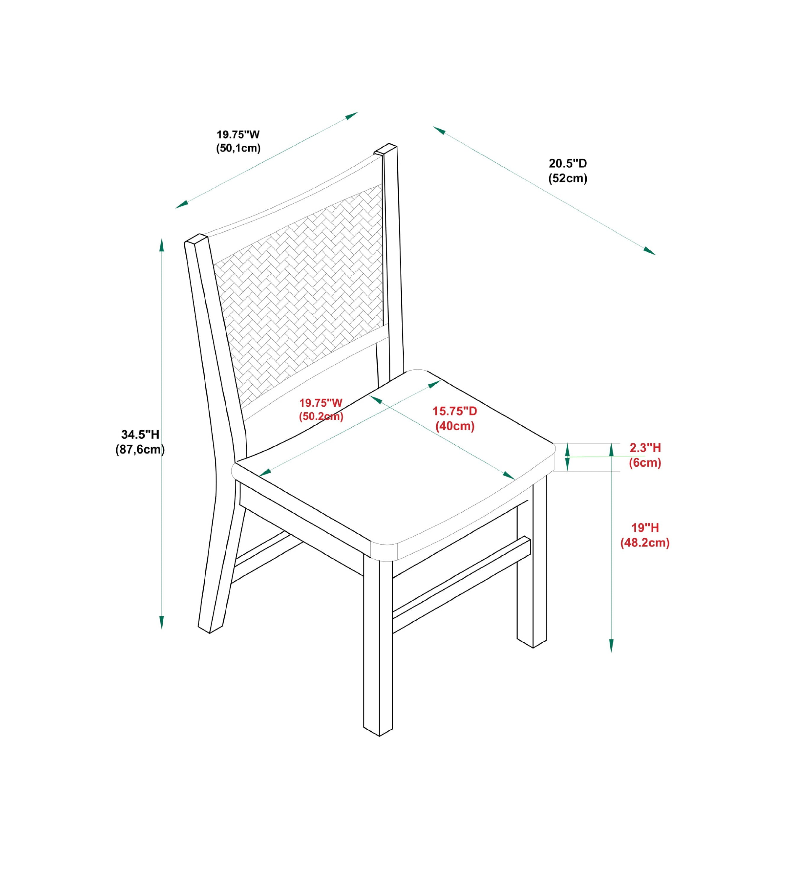 Riviera Rattan Back Folding Chair with Upholstered Seat, Natural Base with Beige Fabric