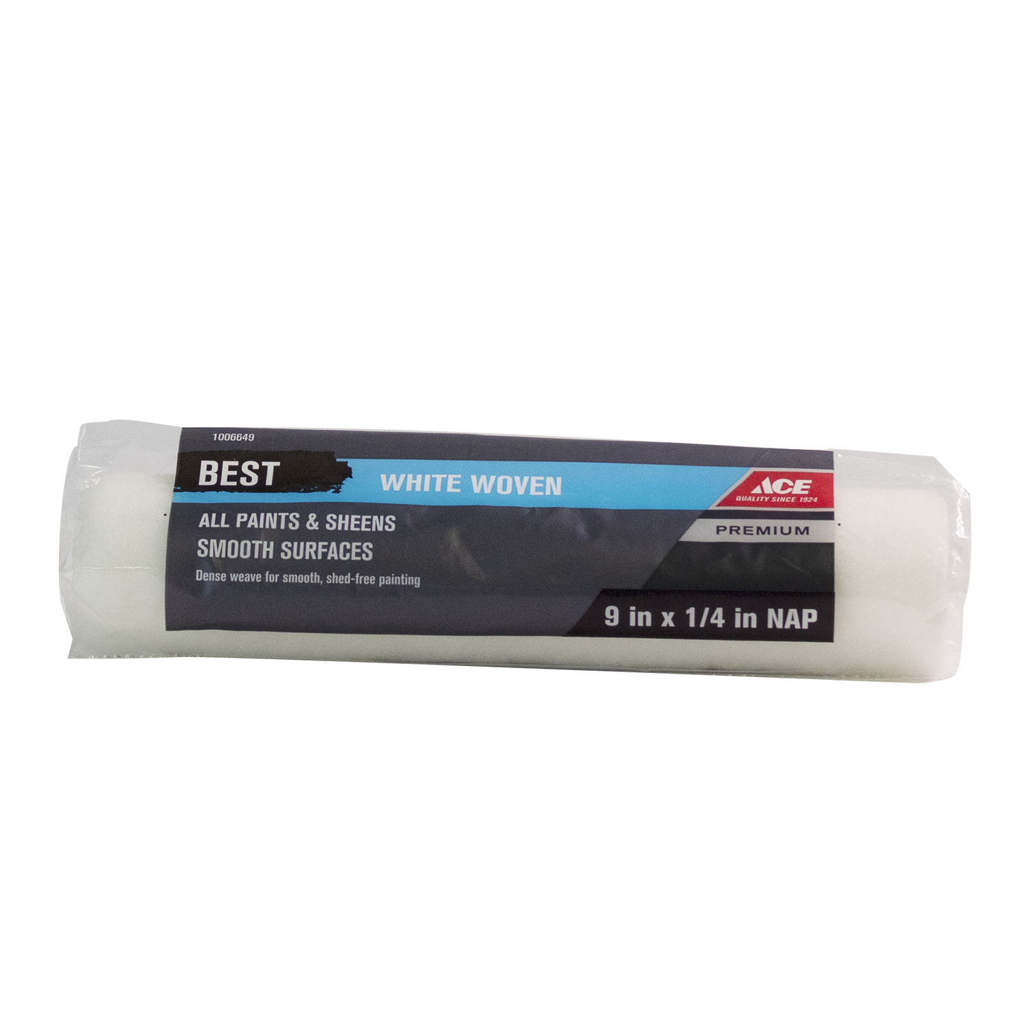 Ace Best Woven 9 in. W X 1/4 in. Paint Roller Cover 1 pk