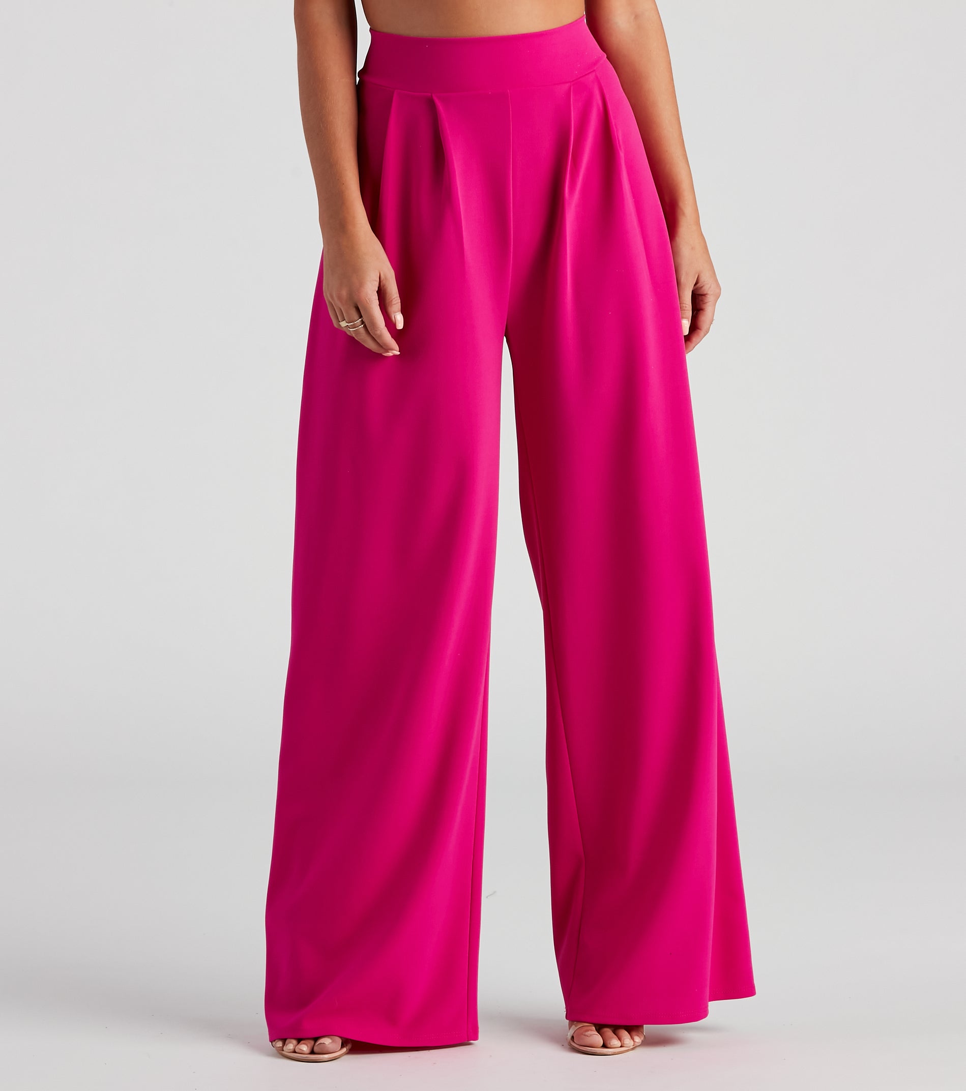 Chic Professional Wide-Leg Pants