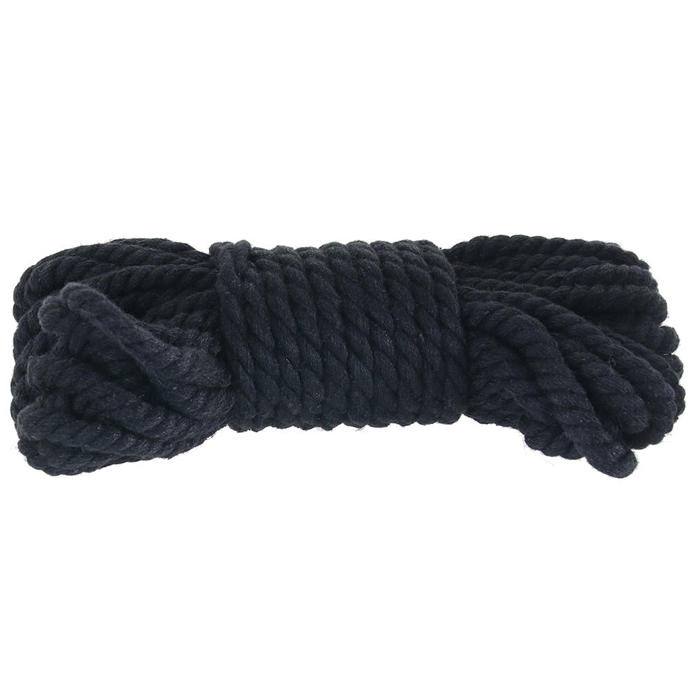 Merci Bind & Tie Hemp 50ft Bondage Rope in Black