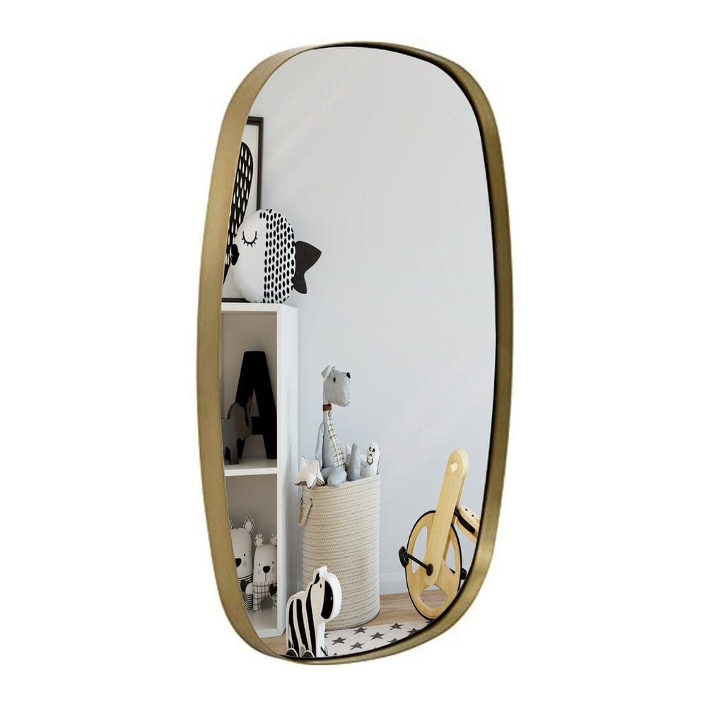 Oval Wall Mirror - 24 x 36 Contemporary Bathroom Mirrors for Wall