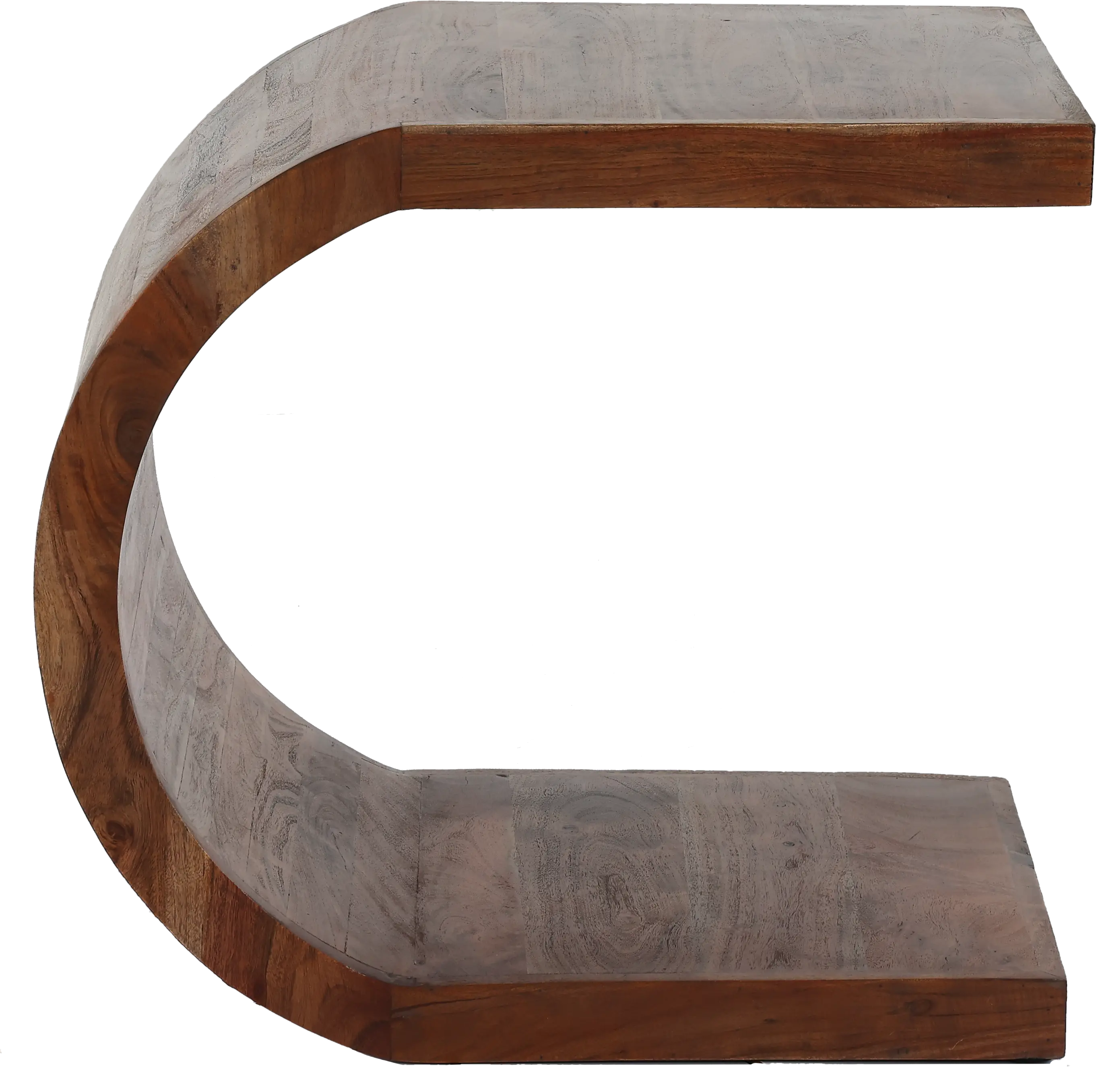 Ellipse Brown End Table