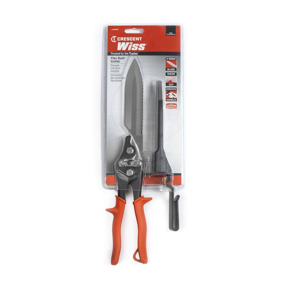 Crescent 17-12 in. Flex Duct Cutting Snips with Sheath CTFDUCTC