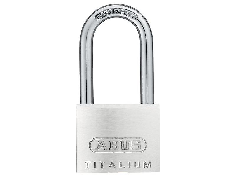 ABUS 64TI/40mm Titalium Padlock 40mm Long Shackle Carded ABU64TI4040C