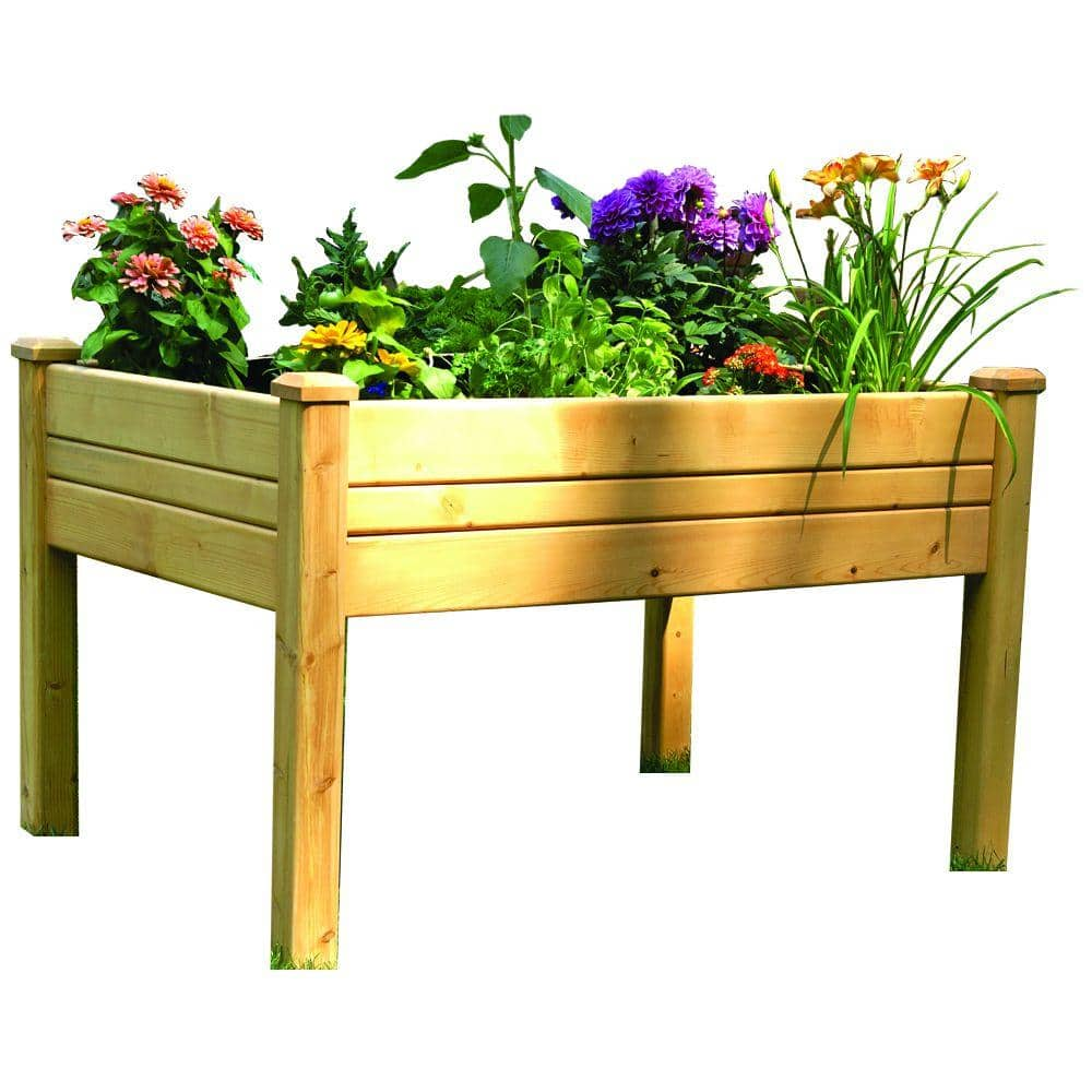 Eden 3 ft. x 4 ft. Cedar Raised Garden Bed RGT-34