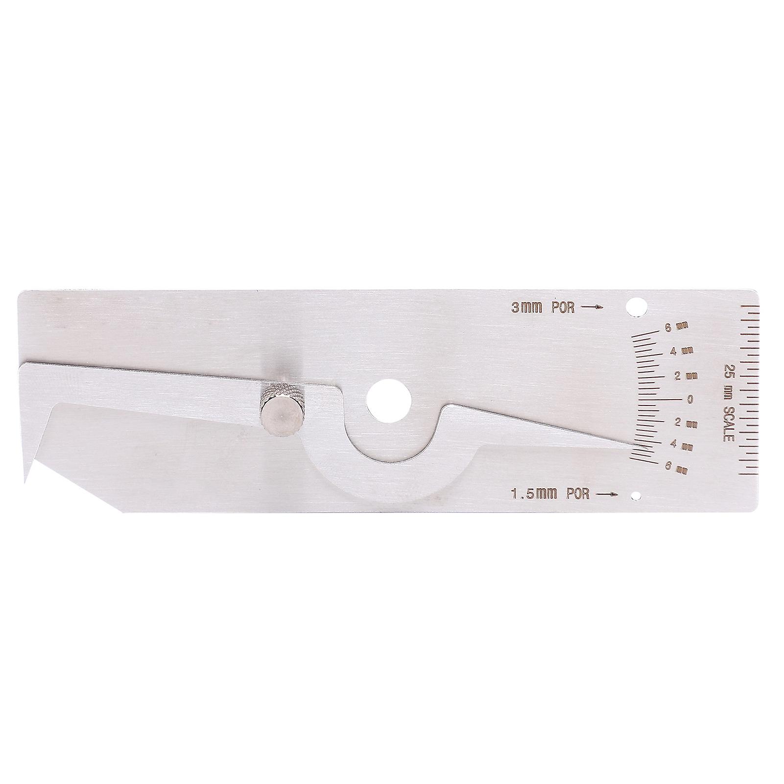 Fillet Weld Set Gage Gauge Welding Inspection Test Ulnar Stainless Steel L Undercut Ruler