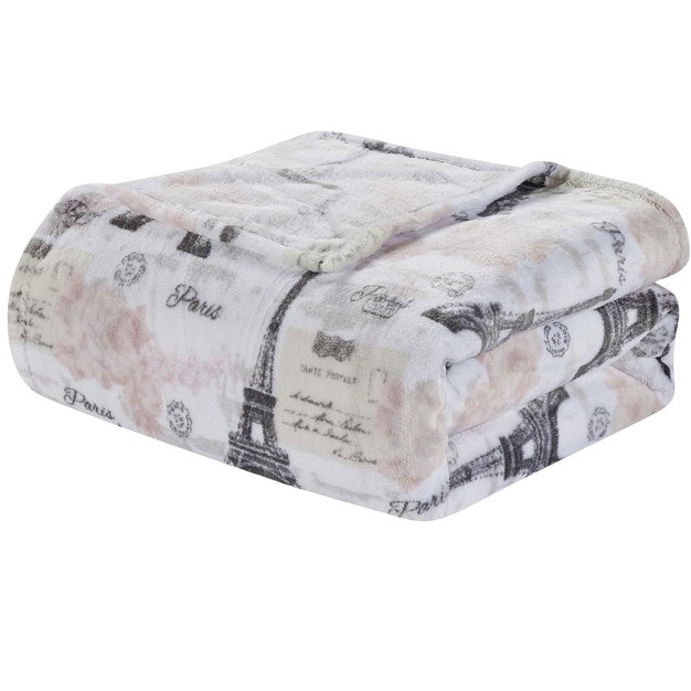 Noble House Super Soft And Ultra Comfy Luxe Printed Blanket Bridgette