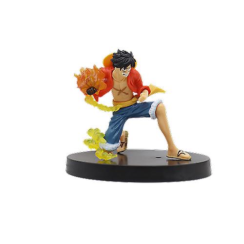 Anime Nautical Piece Model Ornament Combat Flame Luffy