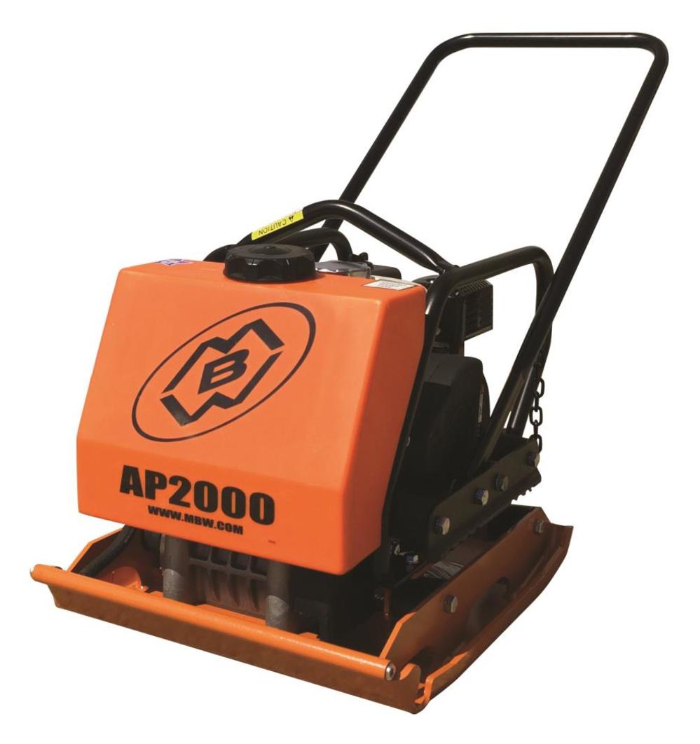 AP2000 168lb Plate Compactor with Water Tank and Honda GX160 Engine