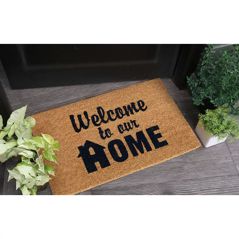 RugSmith Welcome to Our Home Doormat - 18'' x 30''