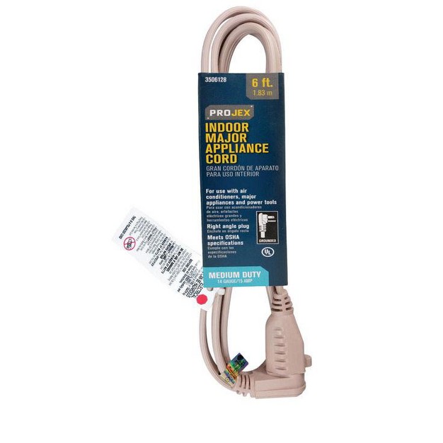 Projex 14 3 Spt 3 125 V 6 Ft L Appliance Cord