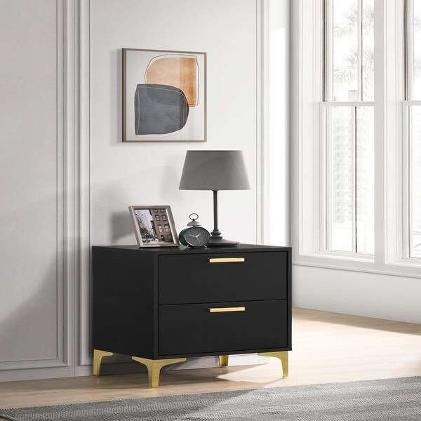 Kendall 2-drawer Nightstand White - - 38045353