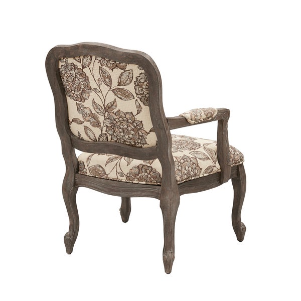 Madison Park Charlotte Camel Back Exposed Wood Chair