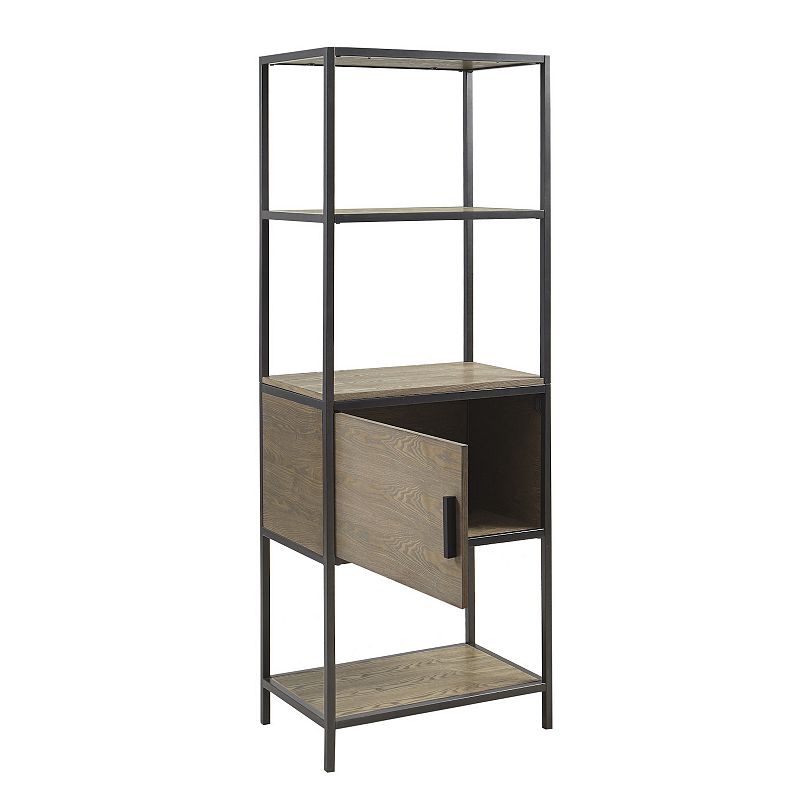 Madison Park Pagosa 3-Shelf Bookcase and Lower Storage Cabinet Set