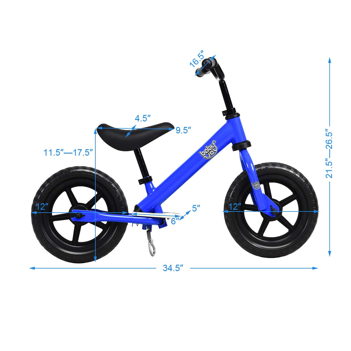 Kids Balance Bike for 18 Months to 6 Years Old Boys and Girls