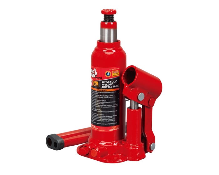 Big-Red 2-Ton Welded Bottle Jack - T90203B