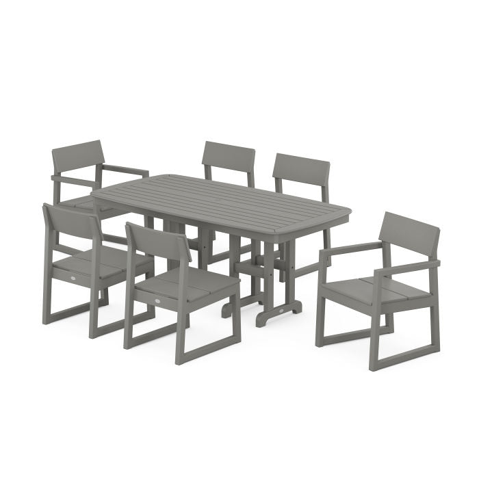 Polywood EDGE 7-Piece Dining Set PWS1267-1