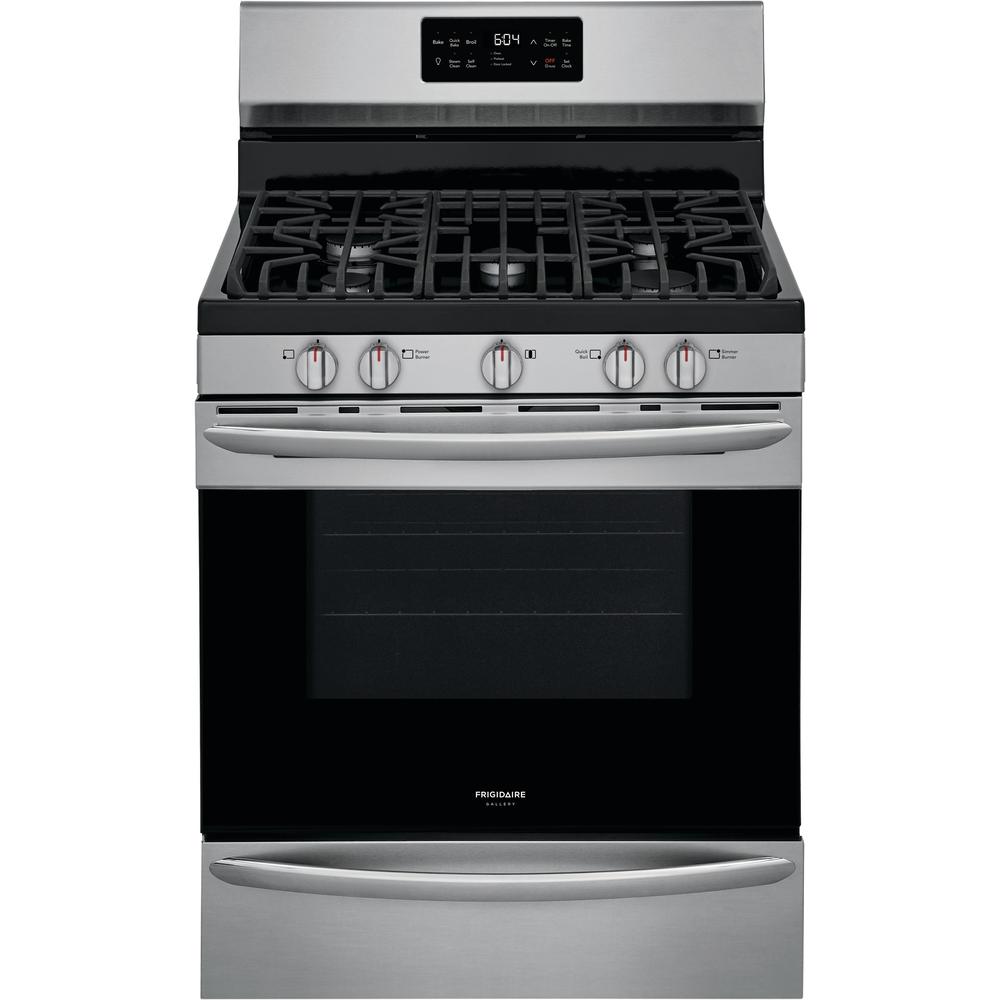 Frigidaire Gallery 30-inch Freestanding Gas Range with 5 Sealed Burners GCRG3038AF