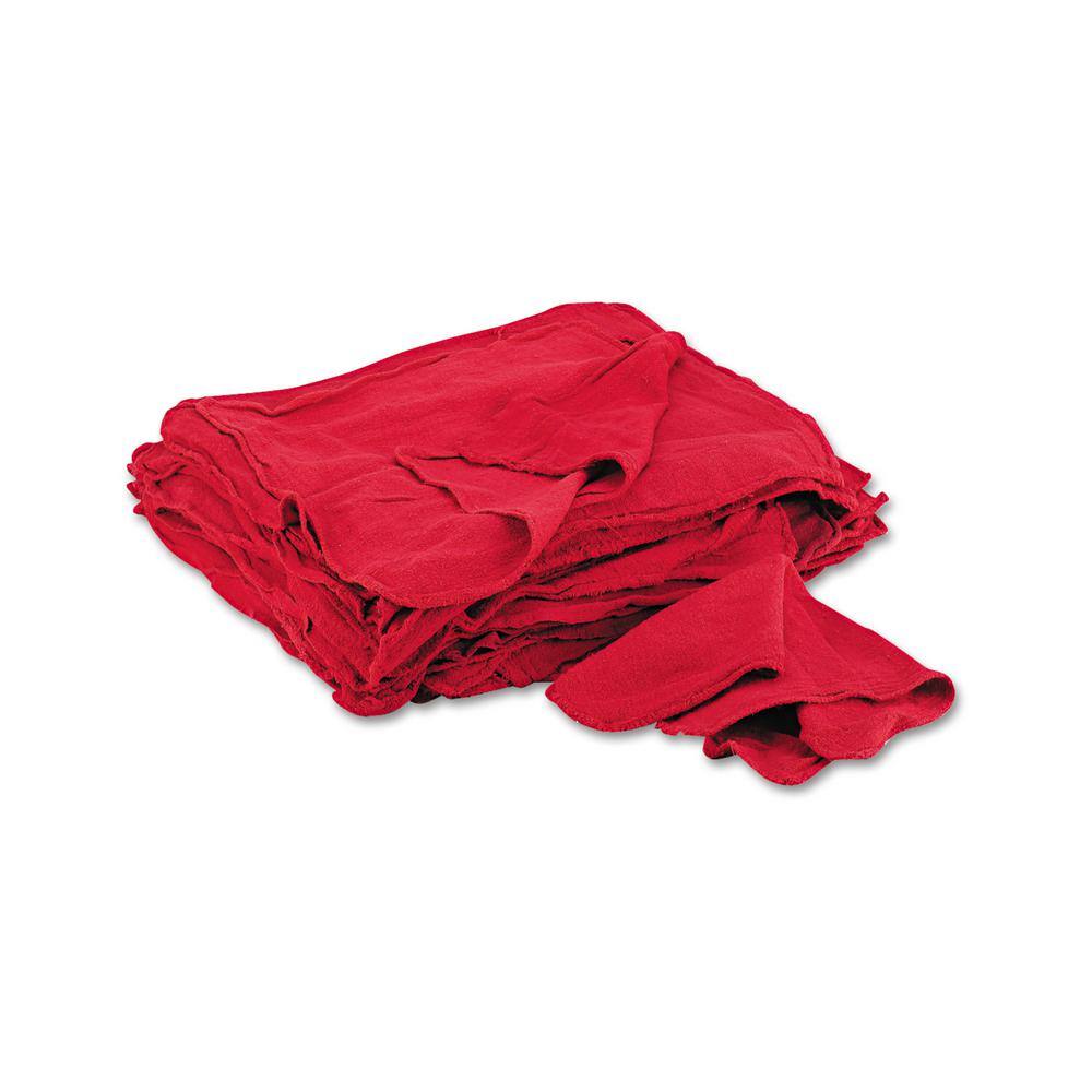 General Supply Red Shop Towels Polishing Cloth 14 x 15 50Pack UFSN900RST