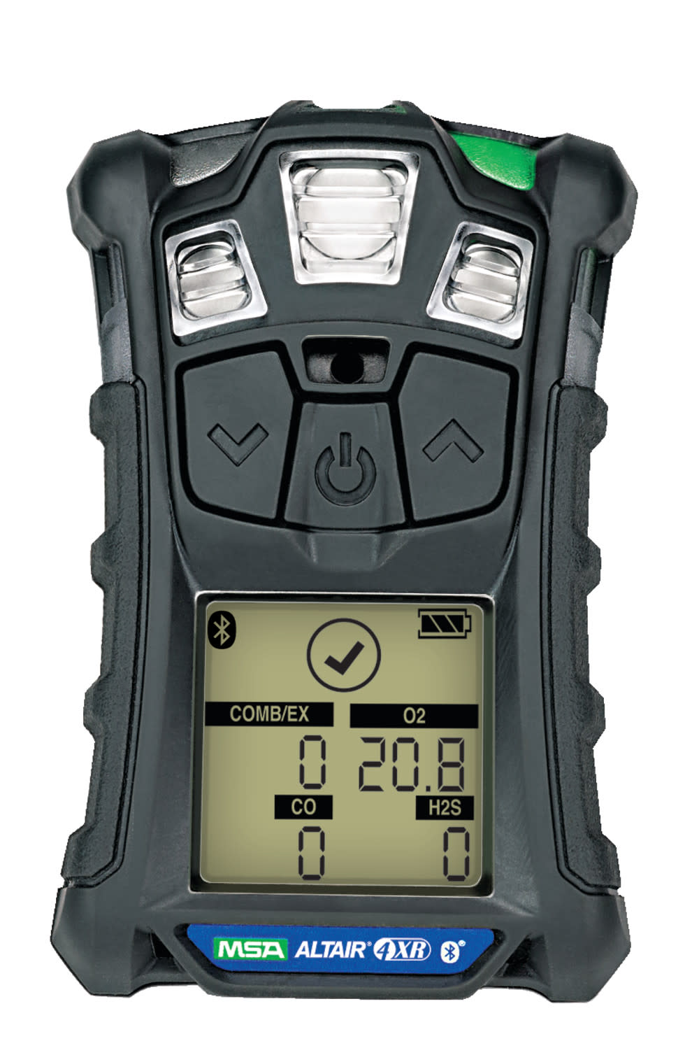 MS Safety Works ALTAIR Gas Detector 4XR Multigas Detector, (LEL, O2, H2S & CO H2), Charcoal