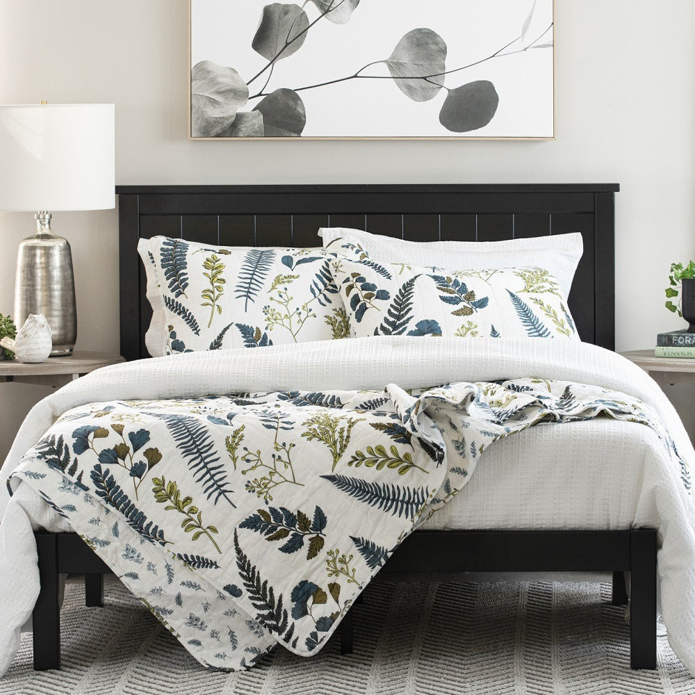 Bedding Bundle: Devonia All Over Quilt + Haniya Comforter Set