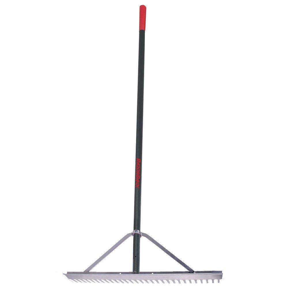 Razor-Back 30 in. Aluminum Landscape Rake 63137