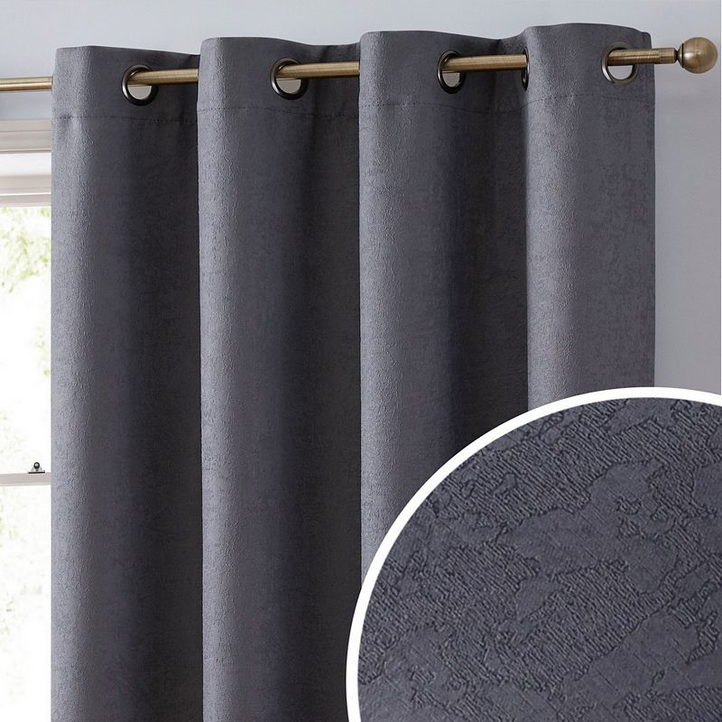 THD Syracuse Thermal Insulated Blackout Room Darkening Window Curtain Grommet Panels， Set