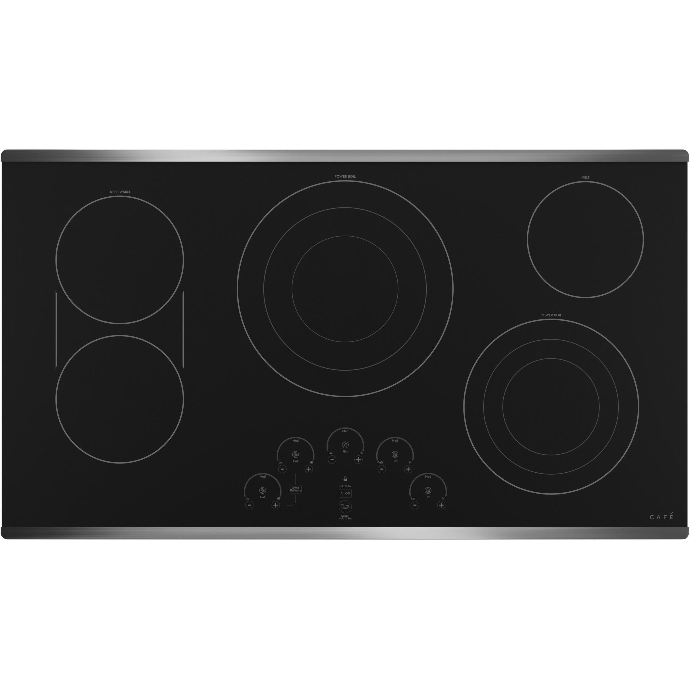 Café 36-inch Built-in Electric Cooktop CEP90362NSS