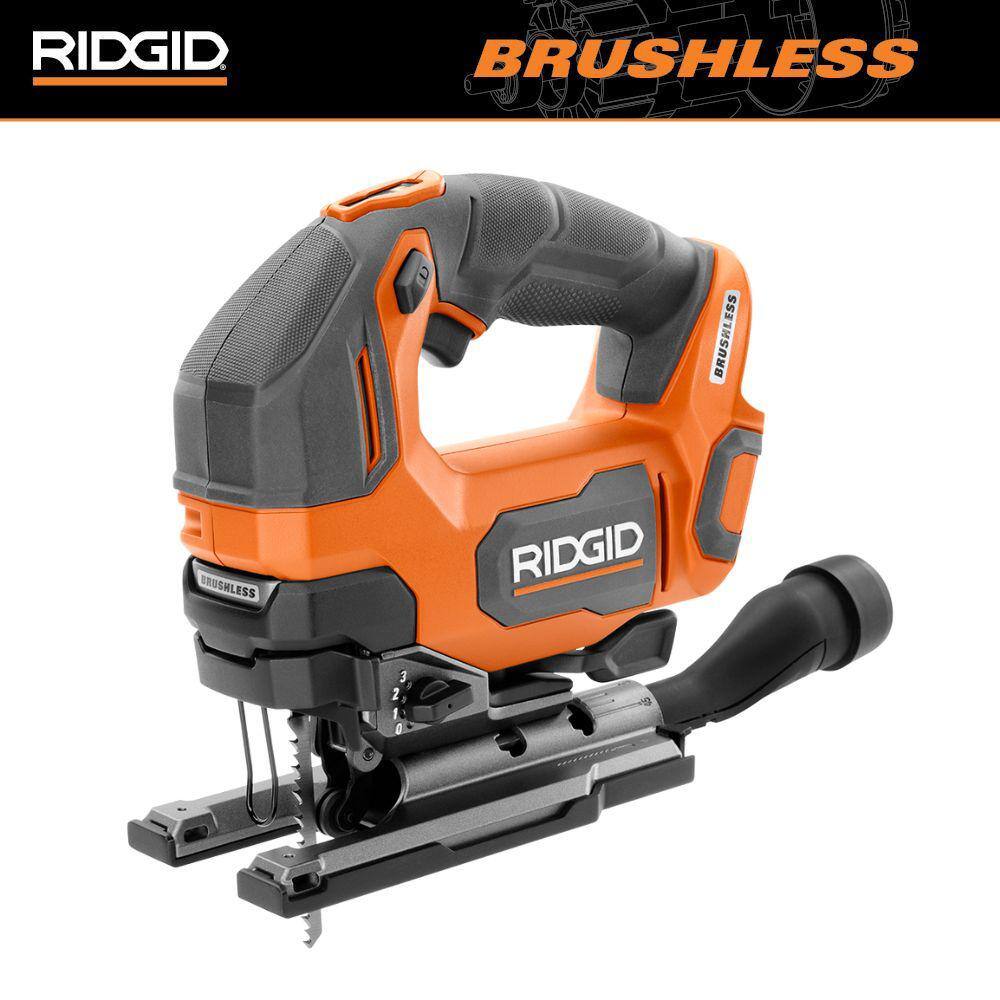 RIDGID 18V Brushless Cordless Jig Saw (Tool Only) R86344B