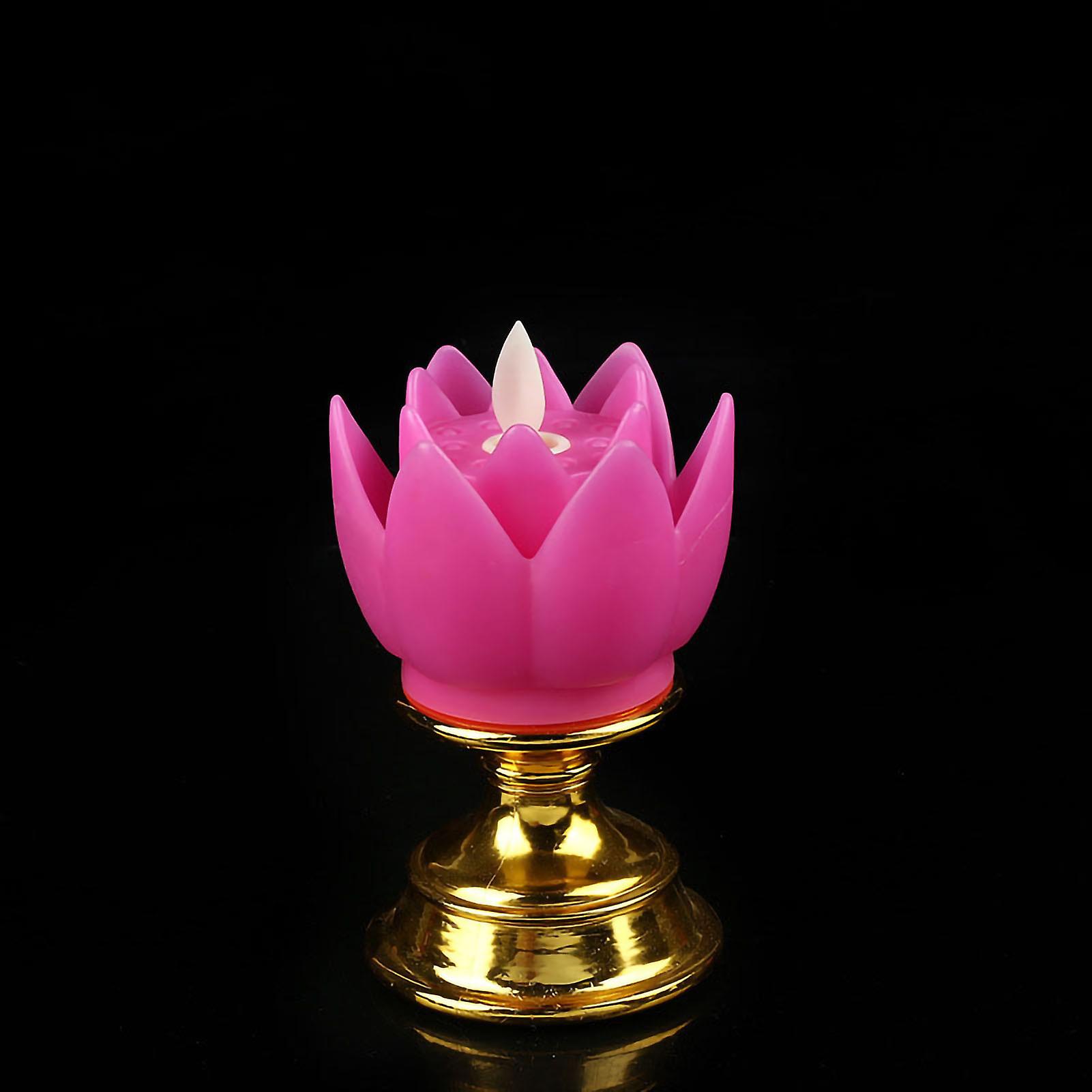 Budha Decoration，LED Lotus Lamp Colorful Lotus Lamp Light Buddha Lamp Premium Quality