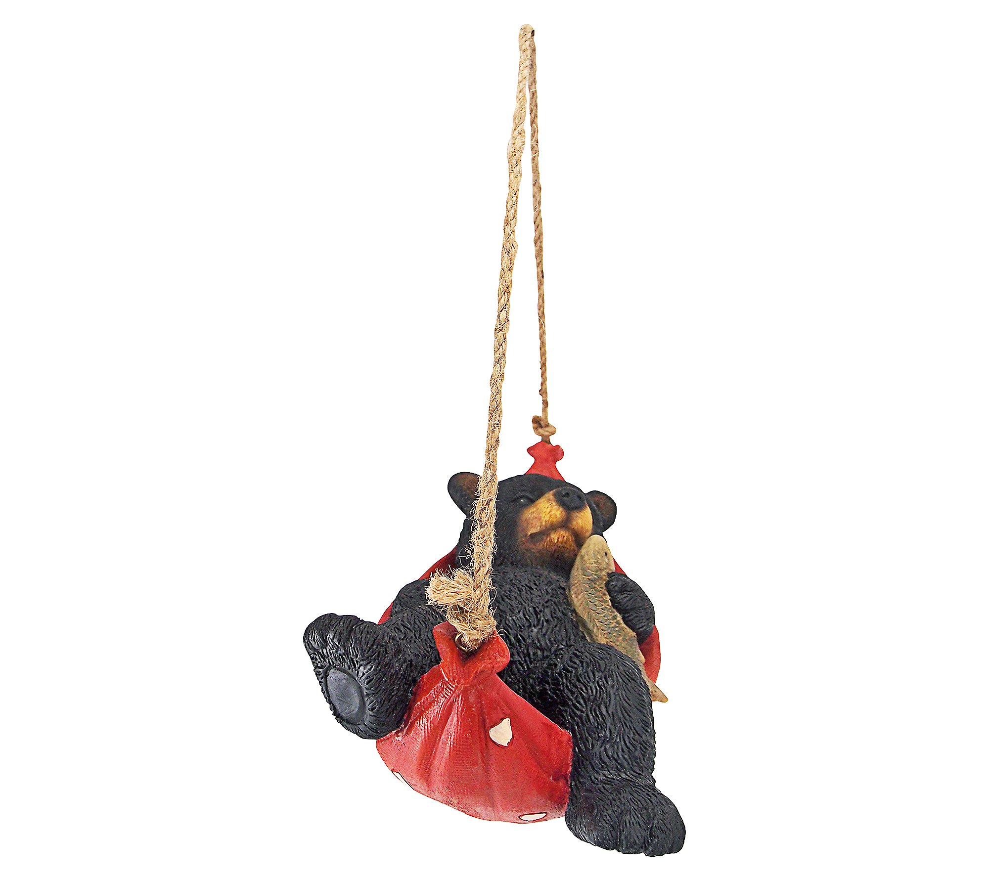 Design Toscano Snooze Hanging Bear Statue withRope