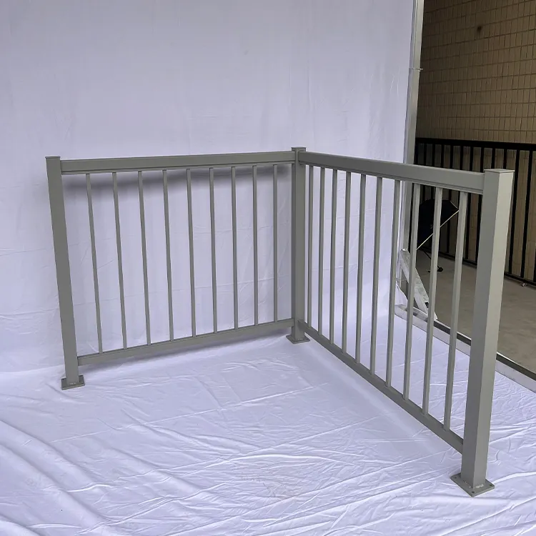 Aluminium Balustrade Customized Fence Railing Fence Garden Easily Assembled