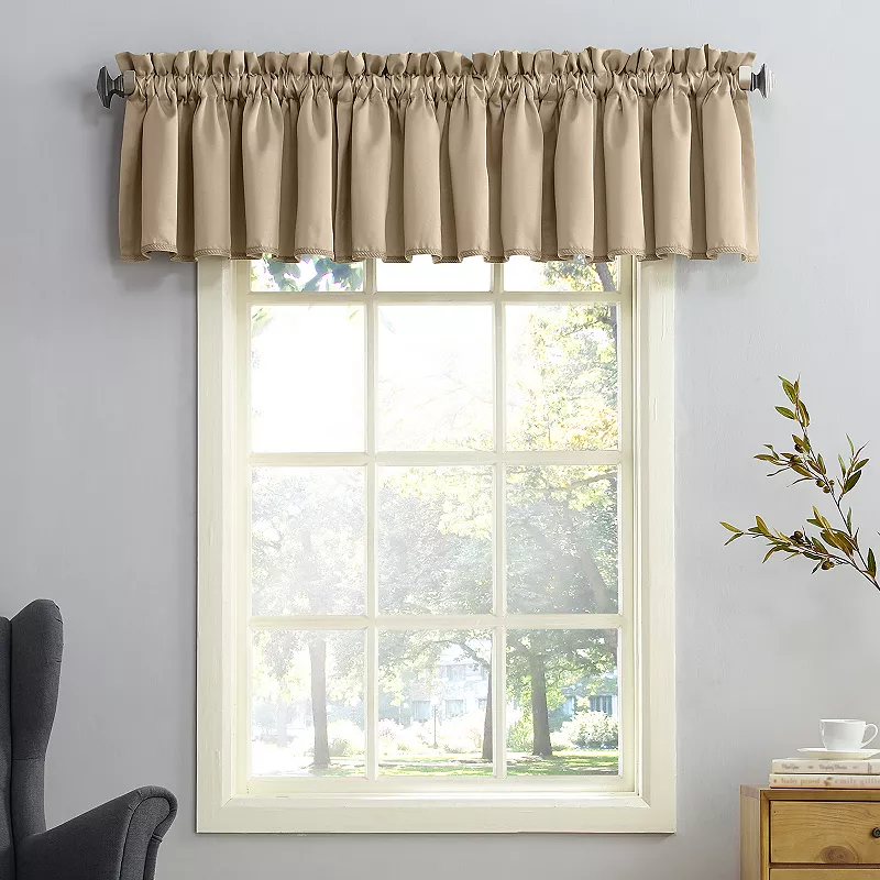 Sun Zero Gramercy Room Darkening Window Valance - 54'' x 18''