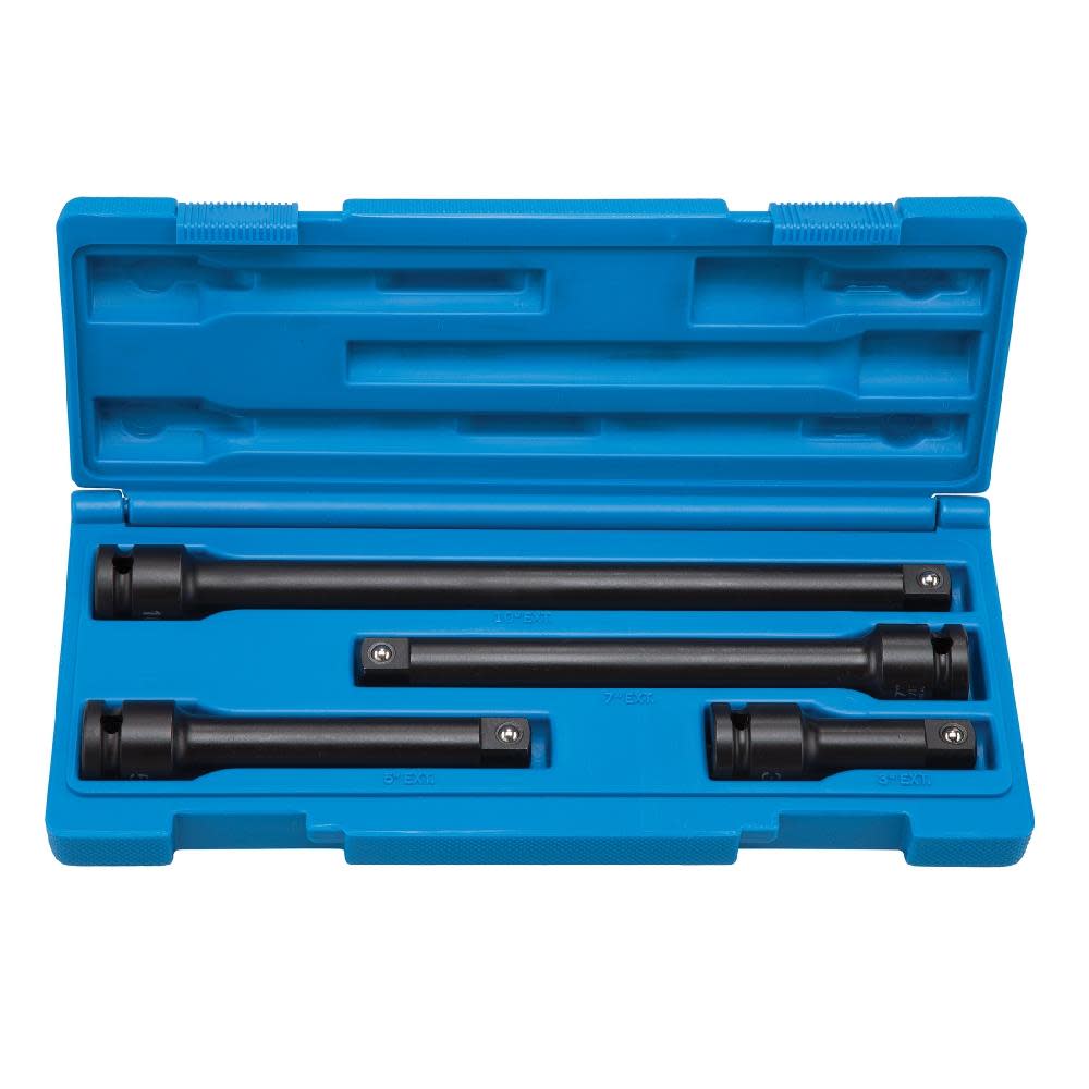 1/2 Drive Standard and Deep Length Friction Ball Extension Set ;