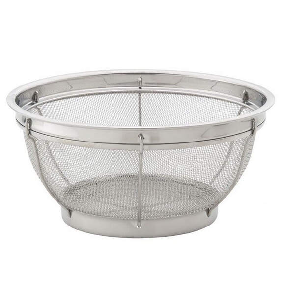 Kitchen Mesh Colander  Stainless Steel 10in 10 x 1...