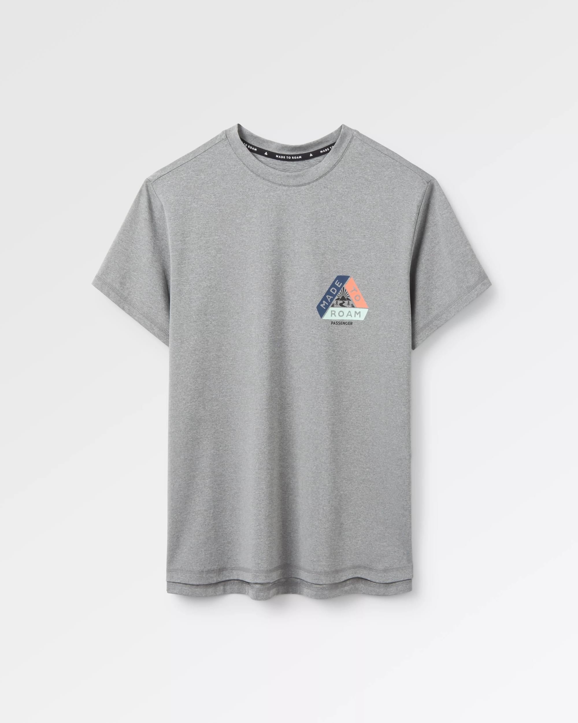 Aurora Recycled Active T-Shirt - Grey Marl