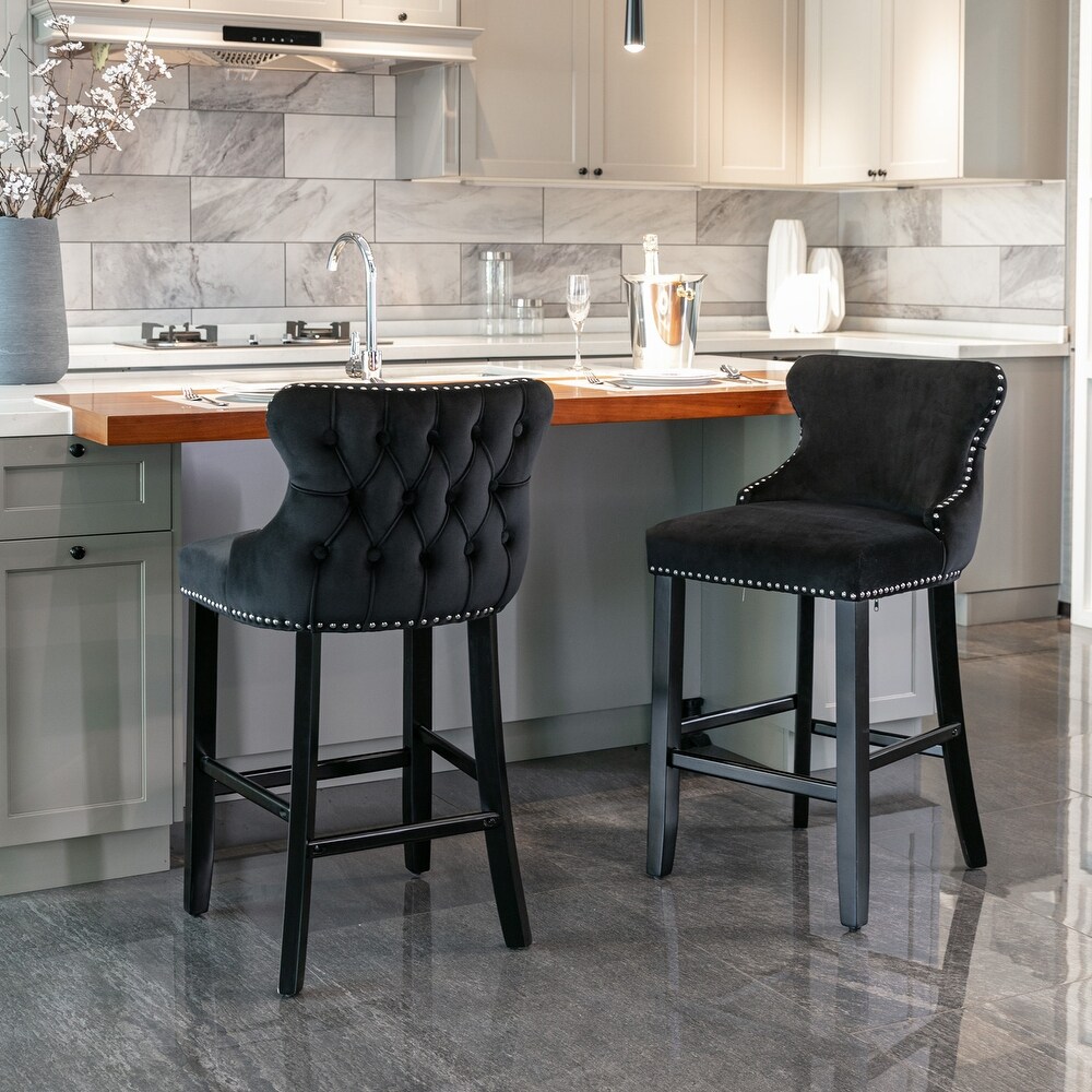 Leisure Style Bar Chairs Bar stools 2pc