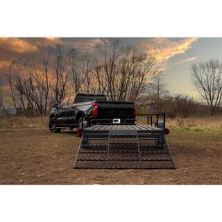 DK2 1950 lbs. Capacity 6 ft. x 10 ft. Open Rail Utility Trailer Kit with 48 in. Drive-Up Gate MMT6X10