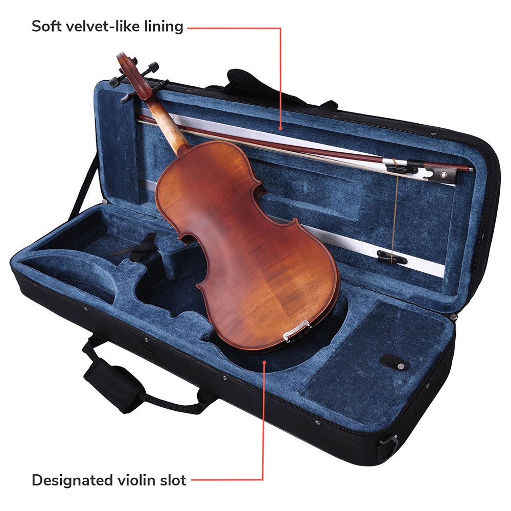 Vif Full Size Violin Advanced Student Fiddle w/ Bow Case Set A