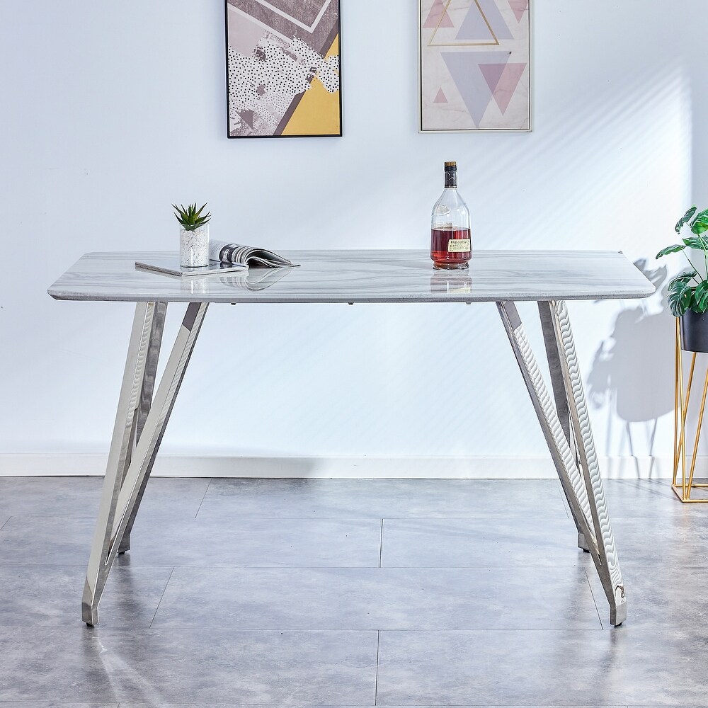 Bar Table Dining Table Spacious MDF Top Dining Table