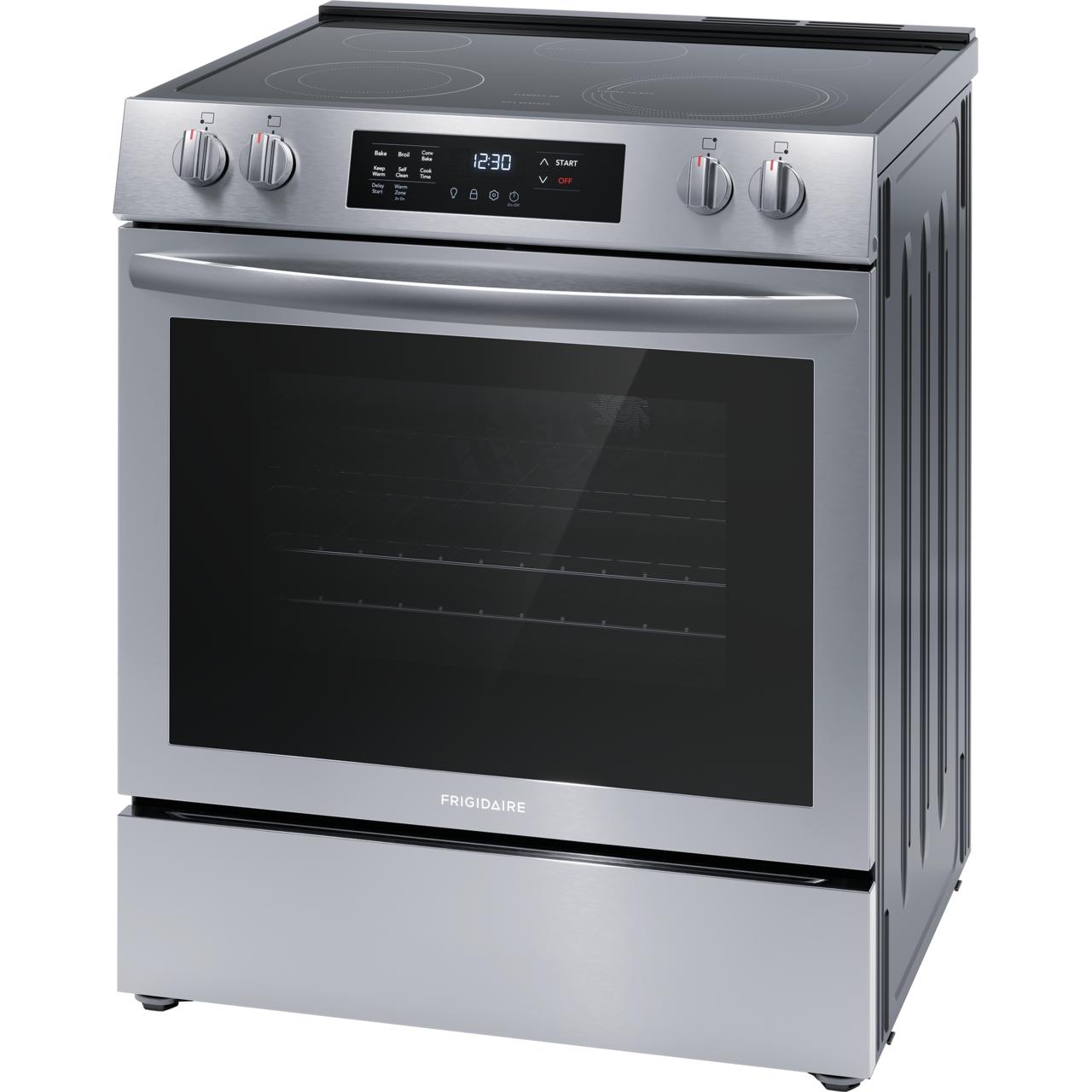 Frigidaire 30-inch Freestanding Electric Range with EvenTemp? FCFE308CAS