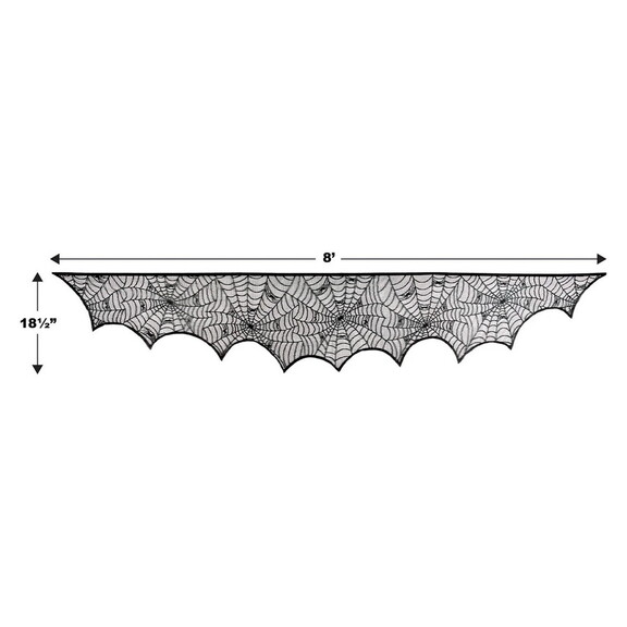 Beistle 00497 Spider Web Mantel Scarf  18  189 x...