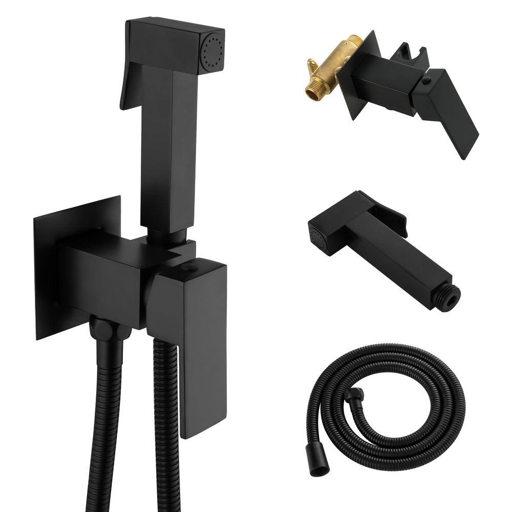 Nestfair Non- Electric Bidet Attachment in. Matte Black SMD6028B