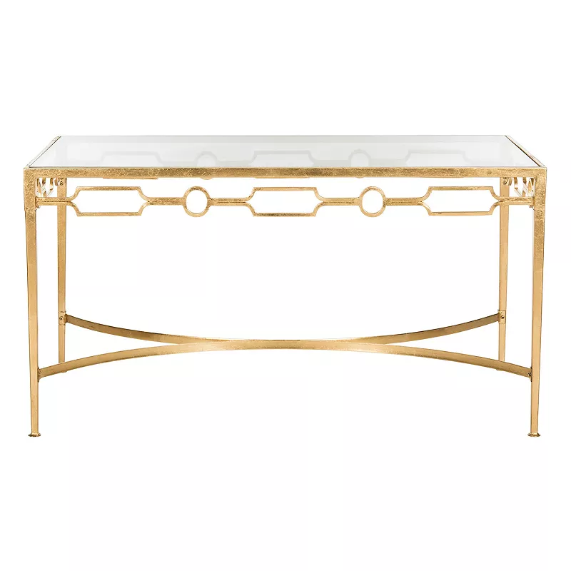 Safavieh Gold Finish Contemporary Coffee Table