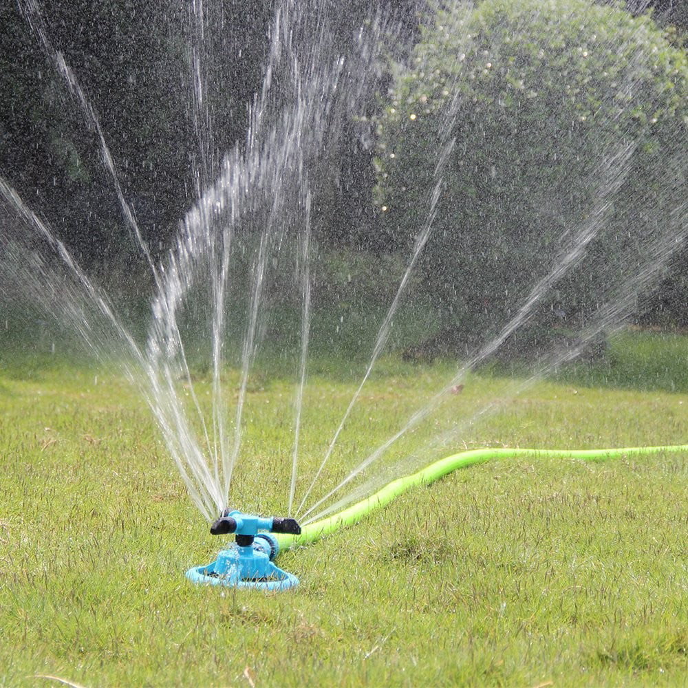 Siaonvr Lawn Sprinkler Automatic Garden Water Sprinklers Lawn Irrigation Rotation 360°